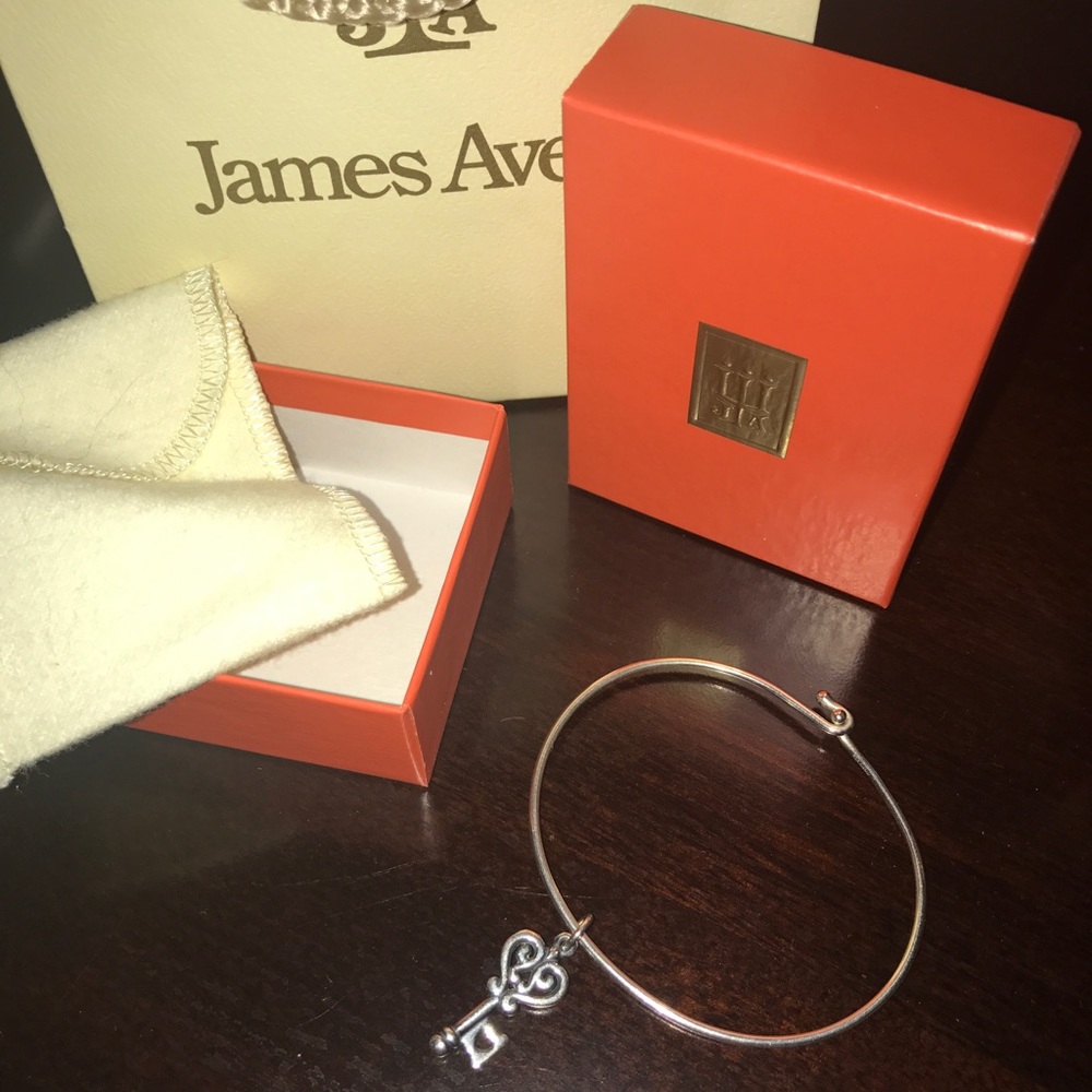 James Avery Sterling Silver Bracelet & Lock Charm